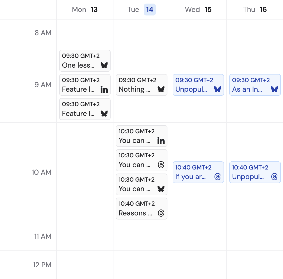 Smart Scheduling