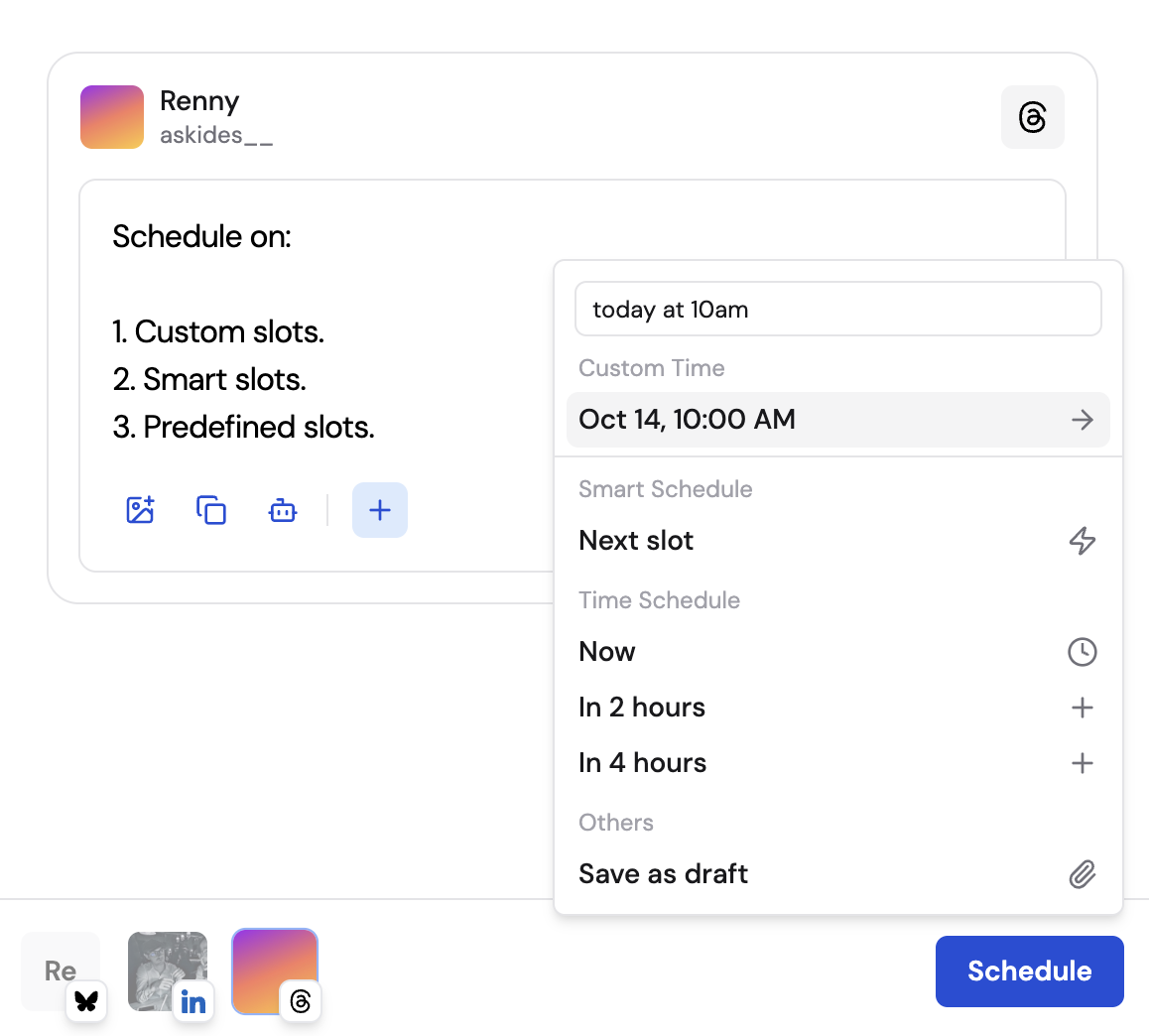 Smart Scheduling